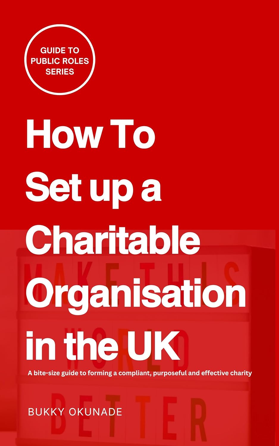 How to Set Up a Charitable Organisation in the UK (Guide to Public Roles Series)